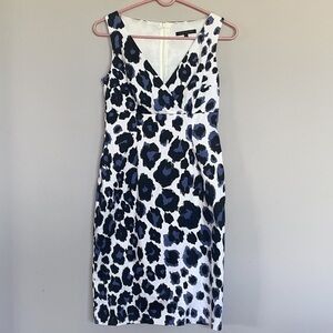 David Meister Animal Print dress 2